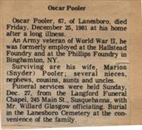 Pooler, Oscar